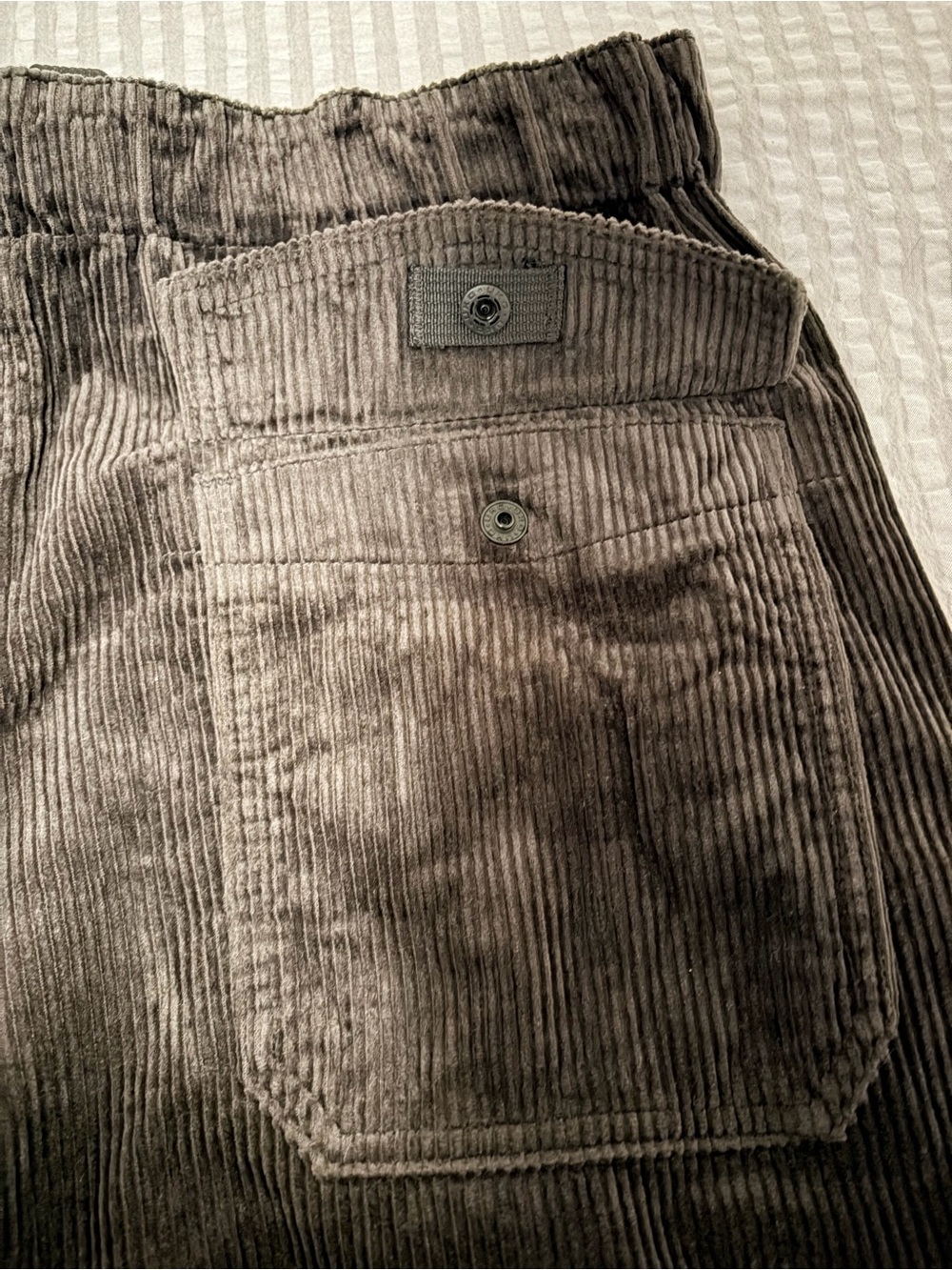 Uniqlo U Wide Pleated Corduroy Pants Size M - Picture 4 of 5
